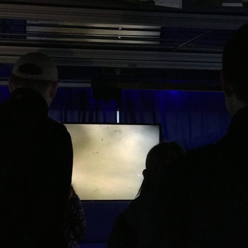 Offene Bordtür in Magdeburg am 23.02.2023